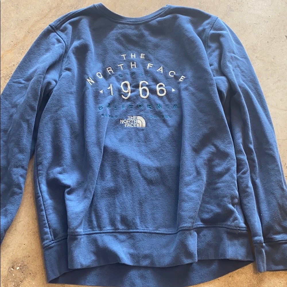 Cute Oversized Northface Boyfriend Crewneck